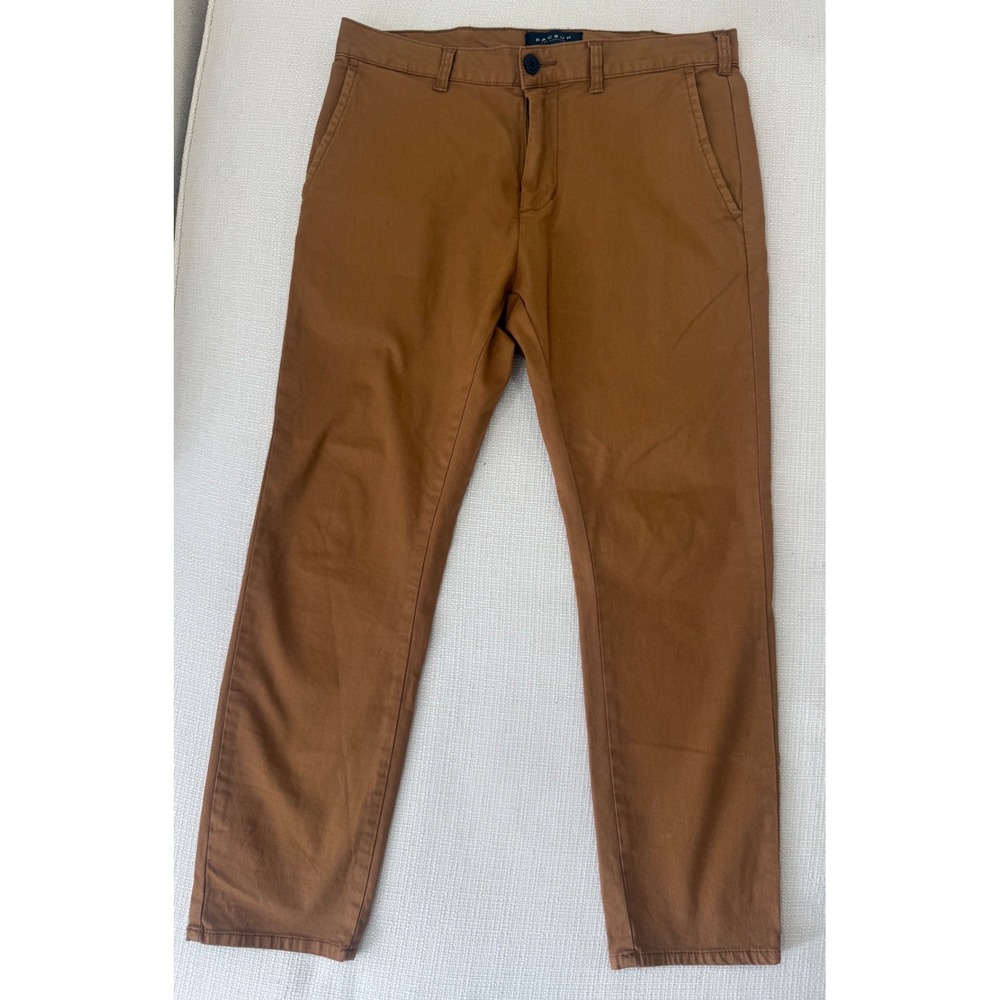 PacSun Chino Pants Mens 30 Skinny Cropped Tobacco Brown Stretch Excellent